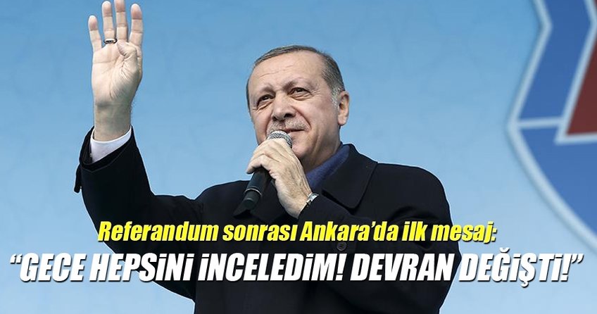 Cumhurbaşkanı Recep Tayyip Erdoğan’a Ankara’da muhteşem karşılama