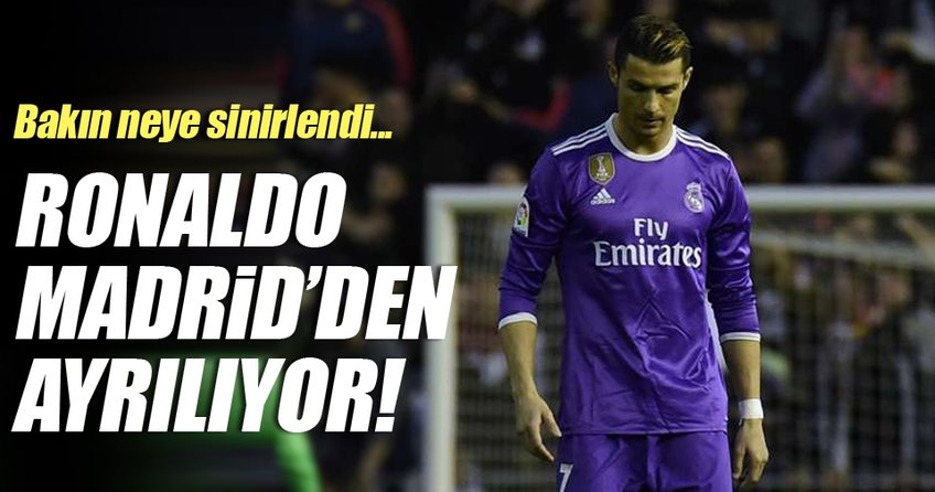 Cristiano Ronaldo Real Madrid'den ayrılıyor