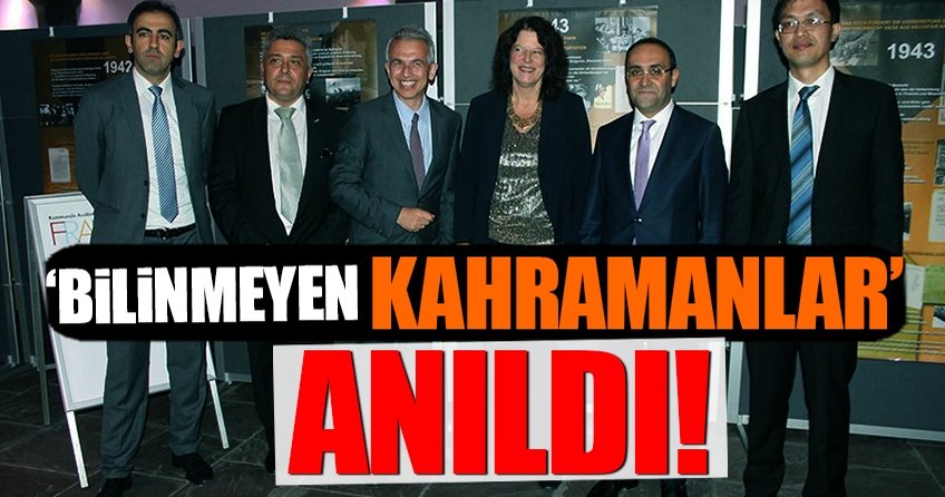 ‘Bilinmeyen kahramanlar’ anıldı