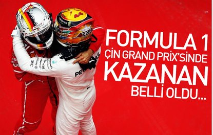 Çinde kazanan Hamilton