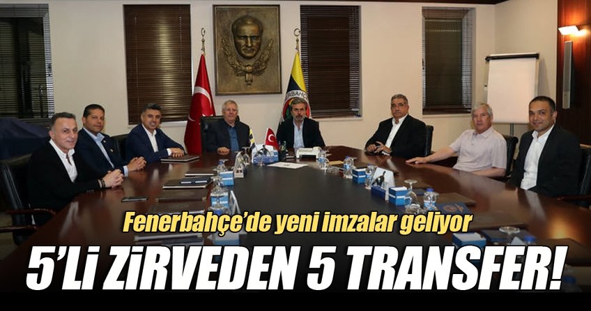 5'li zirvede 5 karar