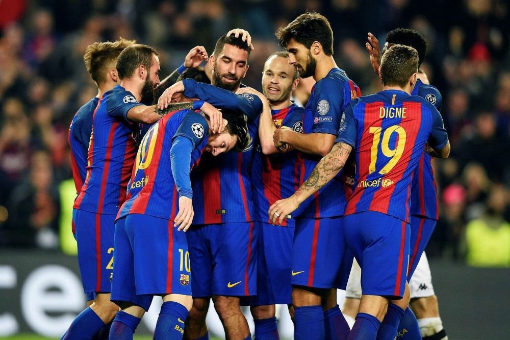 Barcelona, shined on with Arda Turanu2019s hat-trick against Borussia Moenchengladbach on Tuesday, already qualified for the last 16 group winners.