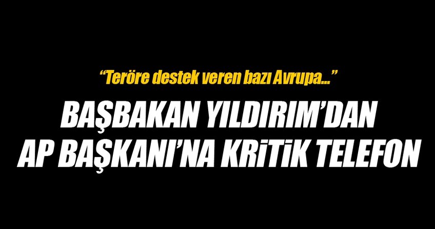 Başbakan Yıldırım AP Başkanı ile görüştü