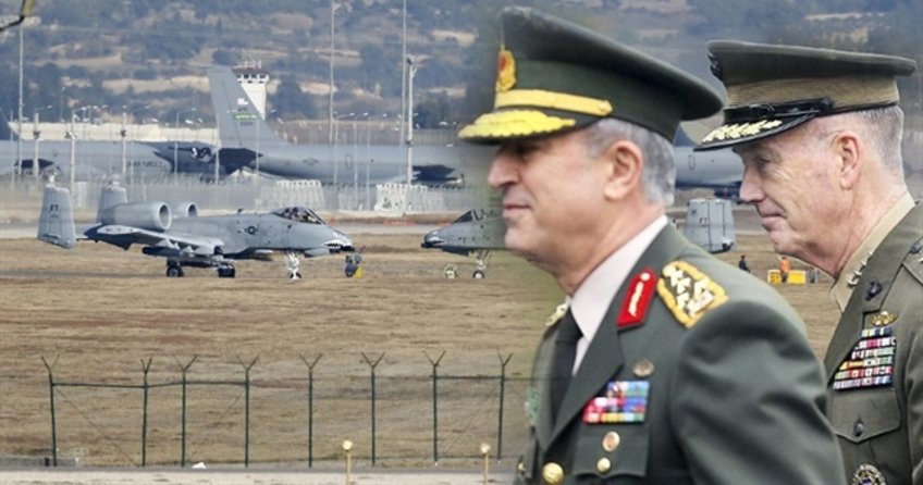Akar ve Dunford görüşmesi İncirlik'te