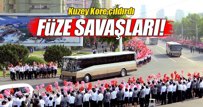 Kuzey Kore çıldırdı! Füze savaşları...