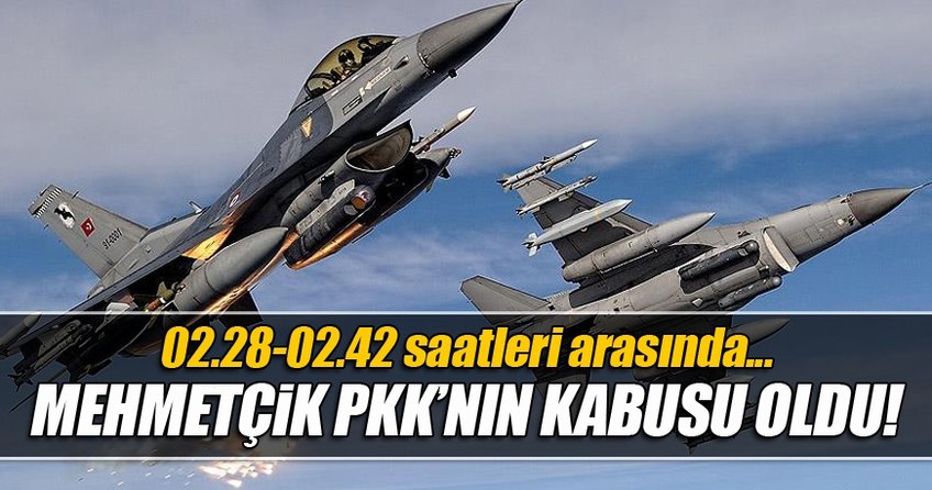 PKK hedefleri imha edildi!