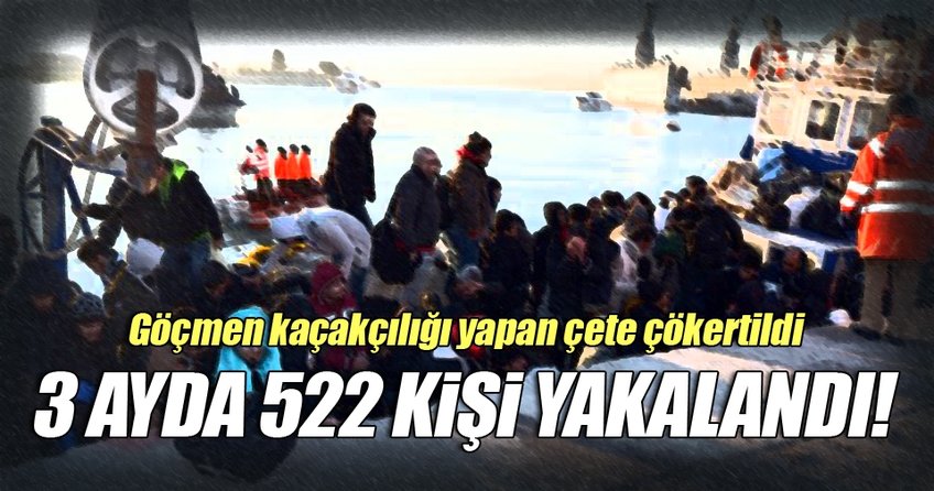 Göçmen kaçakçılığı yapan çete çökertildi