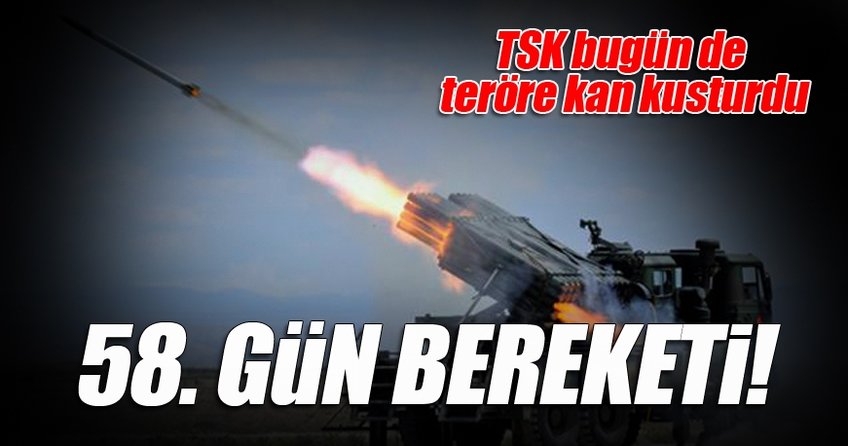 Fırat Kalkanı Harekatında 58. gün bereketi!