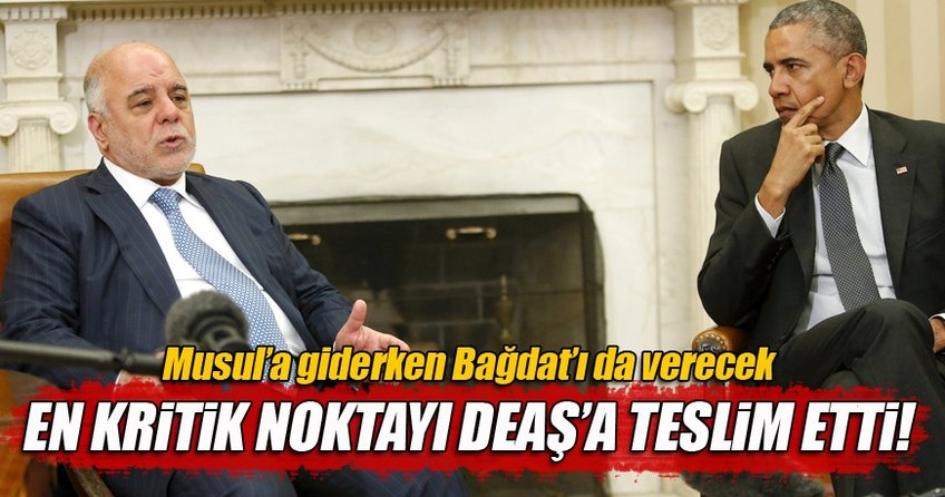 İbadi kritik noktayı DEAŞ'a kaptırdı