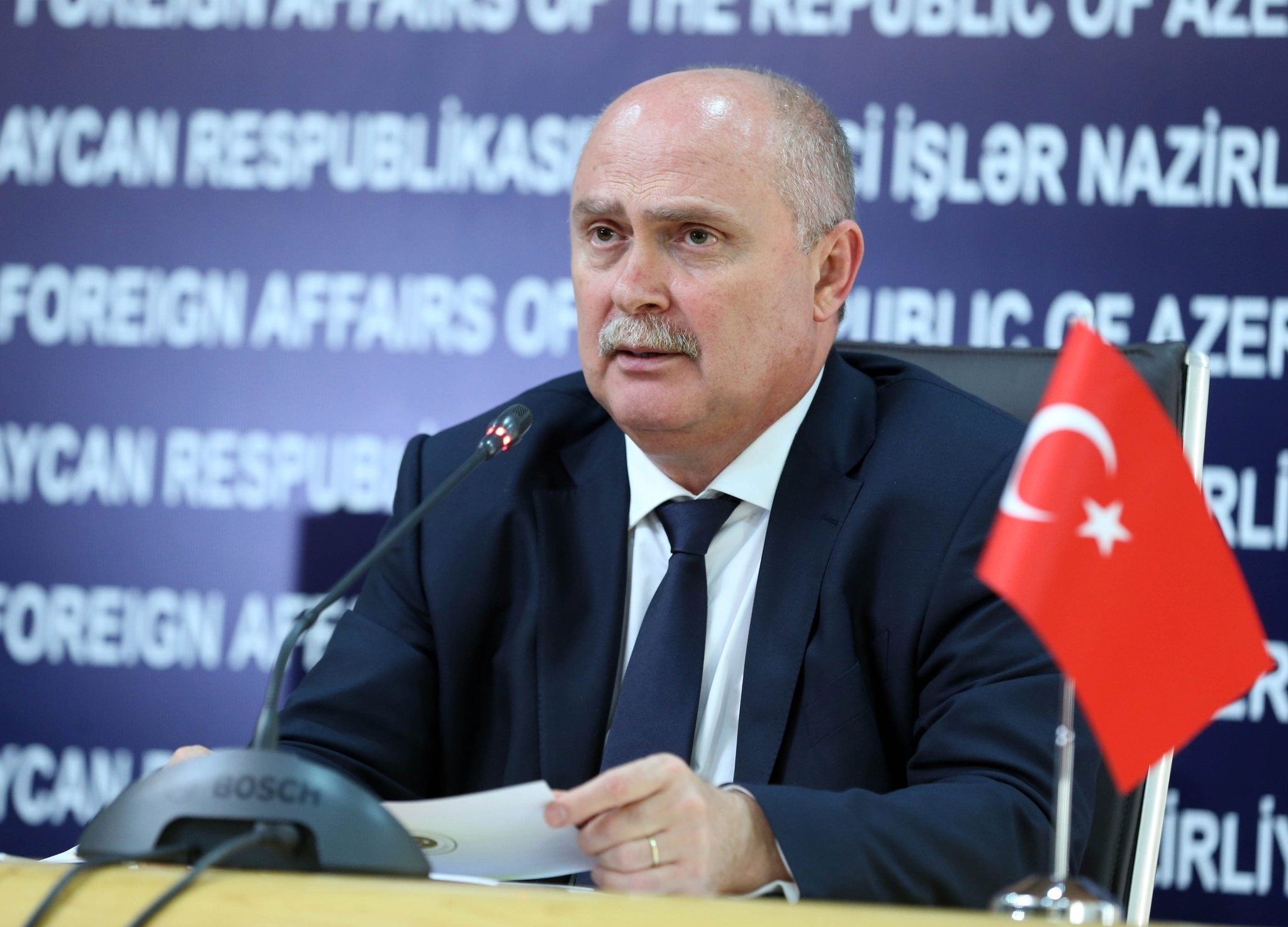 Feridun Sinirliou011flu, Undersecretary of the Ministry of Foreign Affairs  AA photo