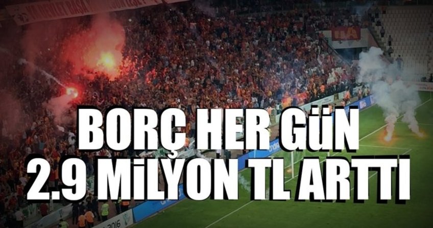 Borç her gün milyon 2.9 TL arttı