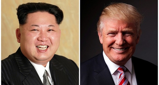 North Korean Supreme Leader Kim Jong-un (L) and U.S. President-Elect Donald Trump