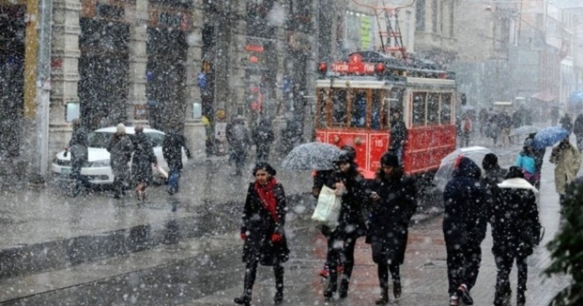 İstanbul için kar alarmı