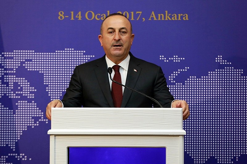 Foreign Minister Mevlu00fct u00c7avuu015fou011flu (AFP Photo)