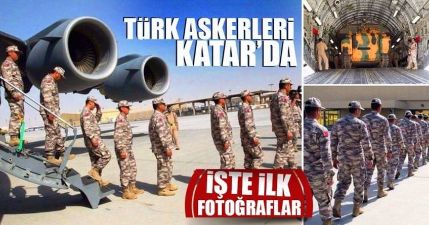 Türk askeri Katar’a giriş yaptı