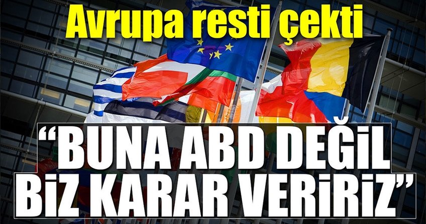 Avrupa ABD'ye resti çekti