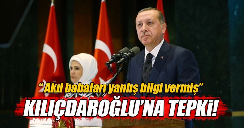 Erdoğan'dan Kılıçdaroğlu'na tepki!