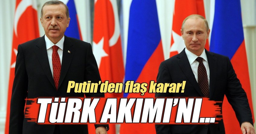 Putin, Türk Akımı boru hattı inşaatını denetleyecek