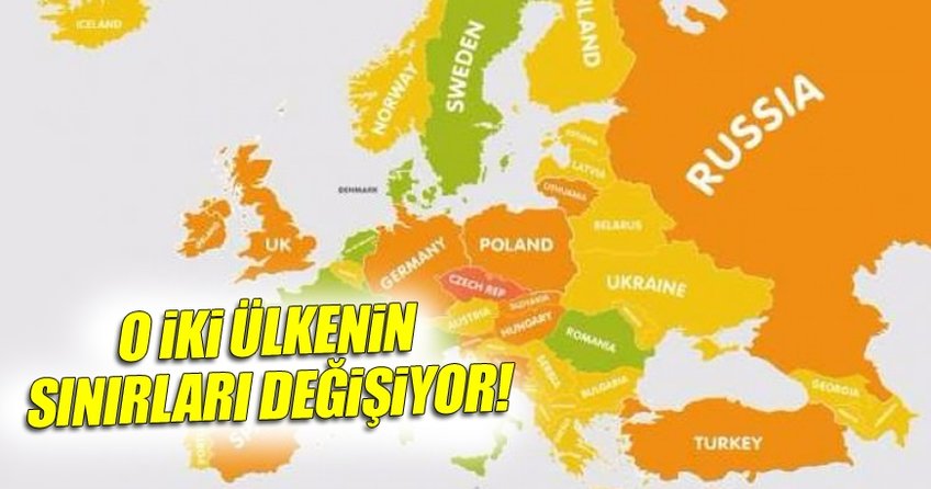 İki Avrupa ülkesinin sınırları tekrardan çiziliyor