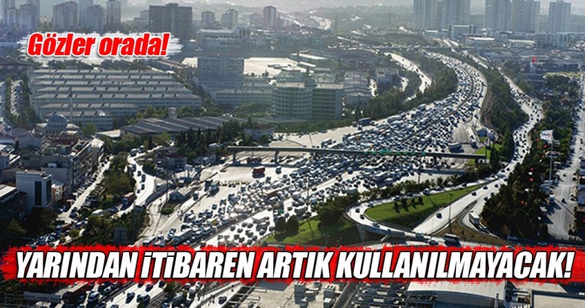 Mahmutbey gişelerinde serbest geçiş yarın başlıyor
