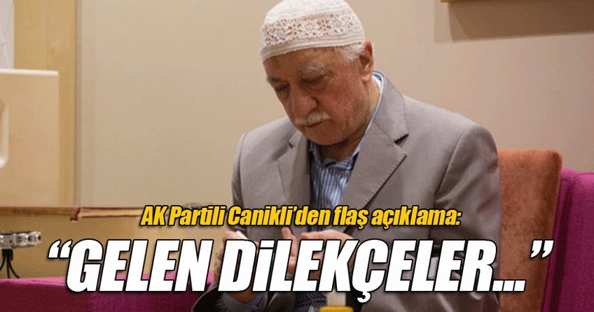 Canikli: Mağduriyet dilekçeleri aynı kalemden çıkmış gibi