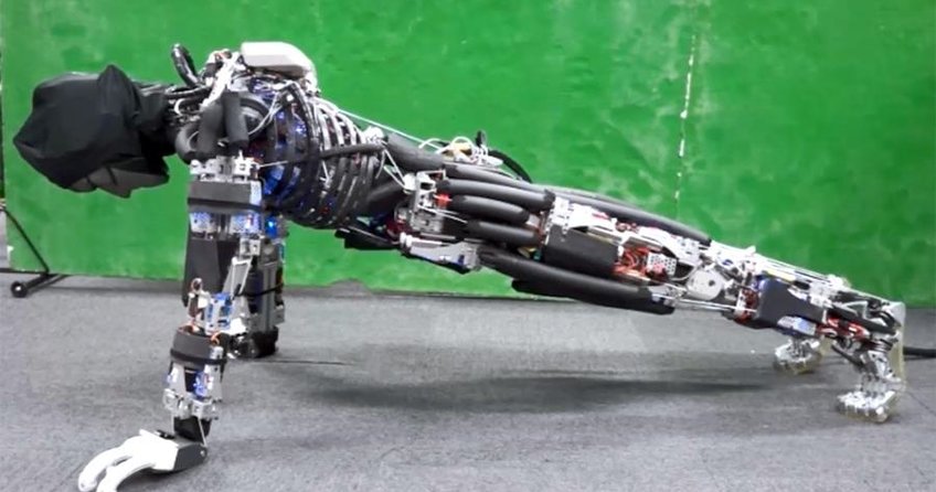Spor yaptıkça terleyen robot