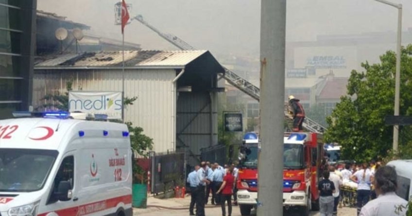 Ankara İvedik Sanayi Bölgesi'nde patlama