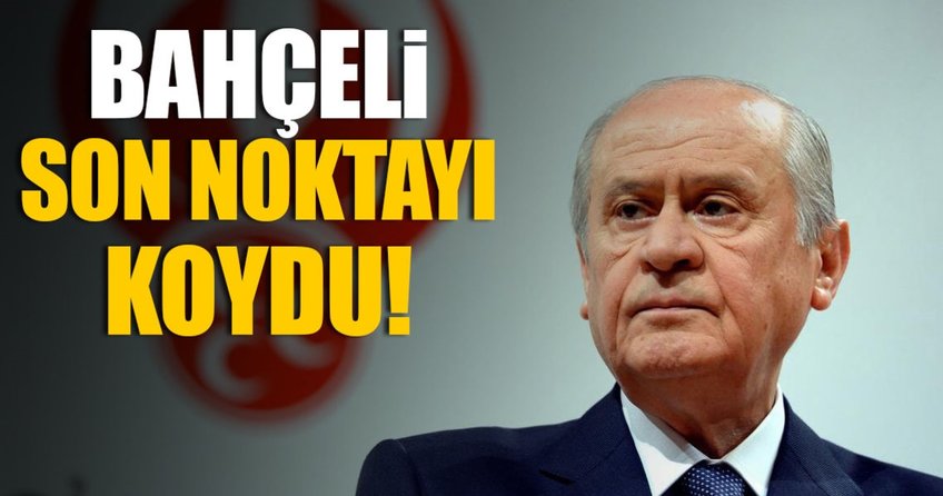 ’Bahçeli hayır diyecek’ iddiasına MHP’den cevap!