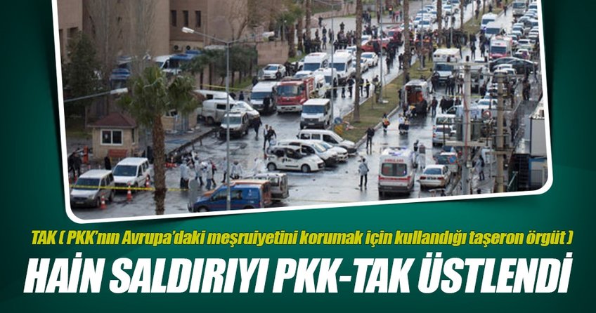 İzmirdeki terör saldırısını PKK-TAK üstlendi