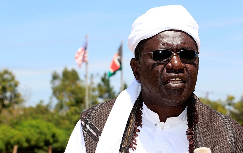 Malik Obama, half-brother of U.S. President Barack Obama, speaks during an interview with Reuters on Obama's re-election as US President in his ancestral home village of Nyangoma Kogelo, west of Kenya's capital Nairobi, Nov. 7, 2012. (Reuters Photo)