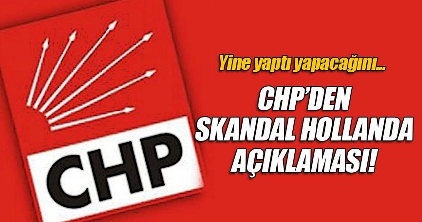 CHP yine yaptı yapacağını!