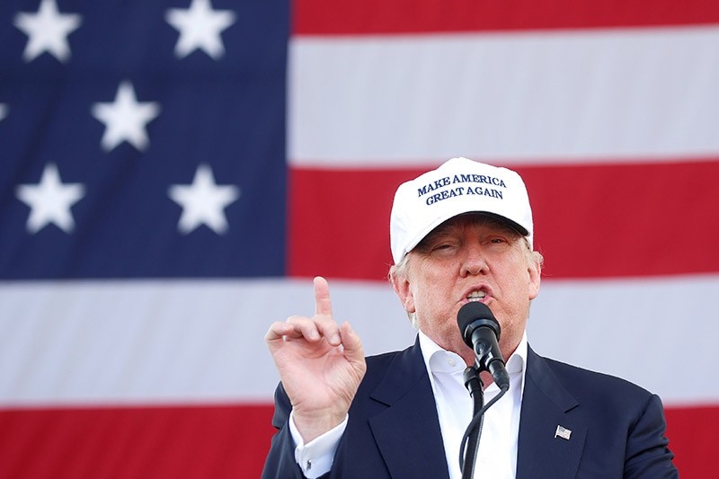 Republican presidential nominee Donald Trump holds a campaign event in Miami, Florida U.S. Nov. 2, 2016. (Reuters Photo)