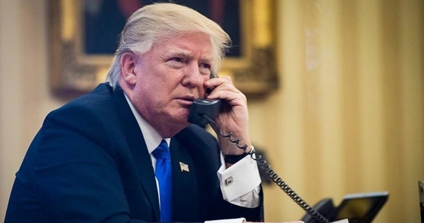 Trumptan kritik Katar telefonu