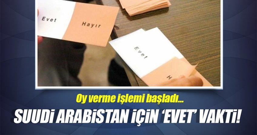 Suudi Arabistan’da oy verme işlemi başladı