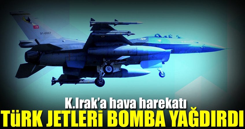 Irak’ın kuzeyi Kandil bölgesine hava harekatı