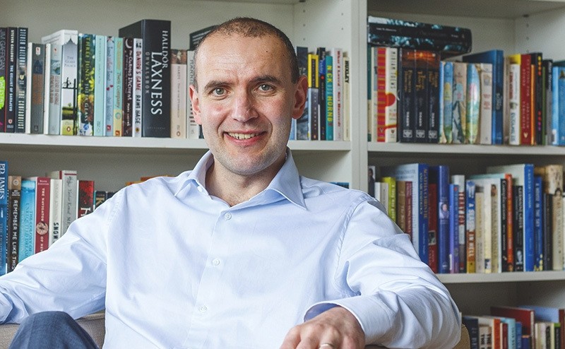File picture dated 12 May 2016 of Icelandic presidential hopeful Gudni Th. Johannesson at his home in Seltjarnarnes, Iceland. (EPA Photo)
