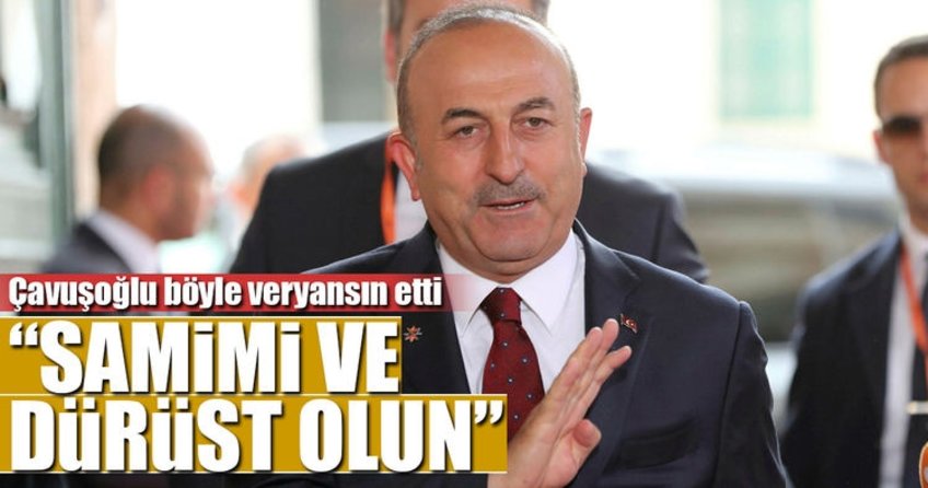 Çavuşoğlu AB'ye böyle sitem etti