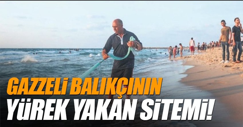 Gazzeli balıkçının yürek yakan sitemi