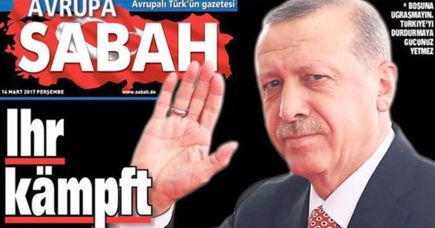 Sabah Avrupa’dan Bild’e Almanca cevap