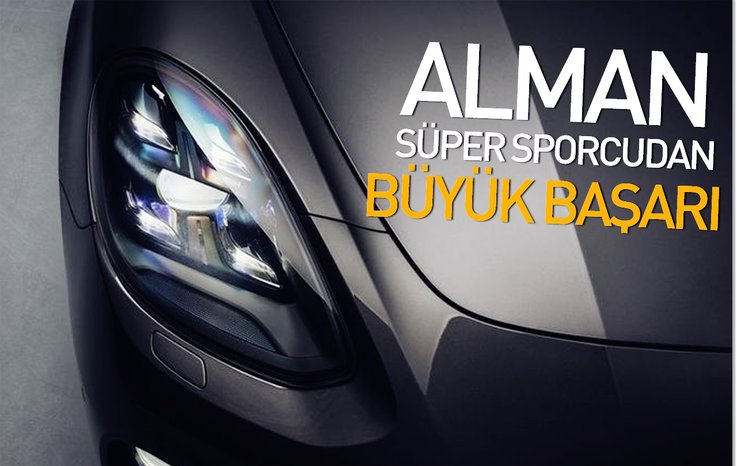 ALMAN SÜPER SPORCUDAN BÜYÜK BAŞARI