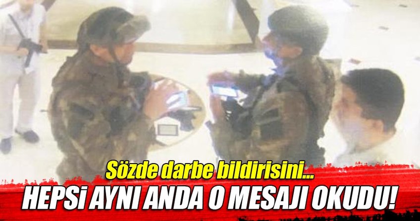 Sözde darbe bildirisini “Bylock”tan okudular