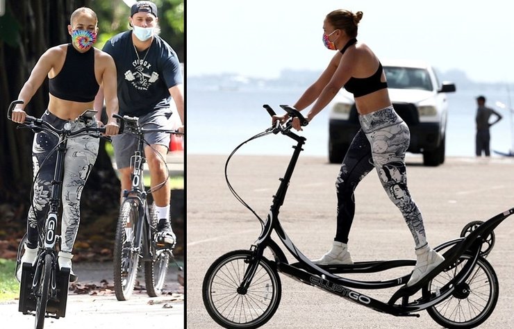 Jennifer Lopez Bisikletle Formunu Koruyor Samdan