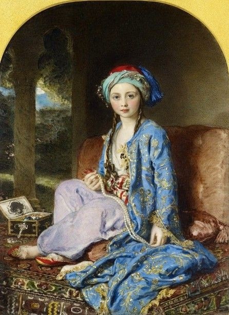 Victoria, Princess Royal, in a Turkish-style costume by William Charles Ross.