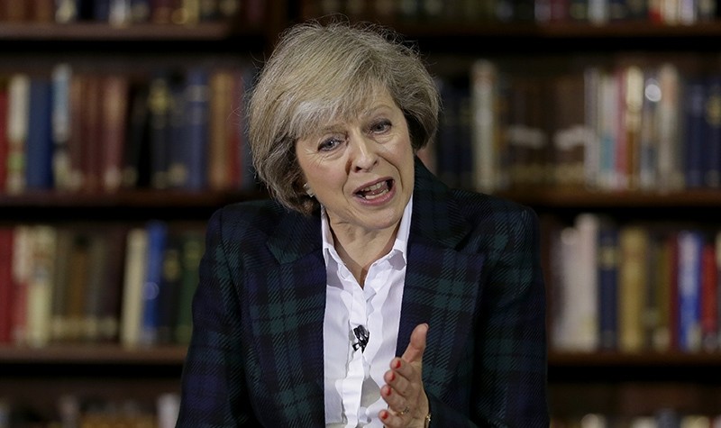 Britain's Home Secretary Theresa May launches her leadership bid for Britain's ruling Conservative Party in London, Thursday, June 30, 2016 (AP Photo)