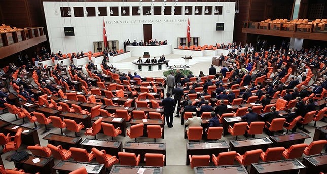 Lawmakers attending the constitutional amendment vote in Parliament in Ankara, Jan. 18, 2017.