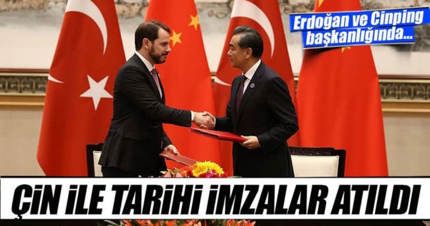 Türkiye ile Çin arasında üç anlaşma imzalandı