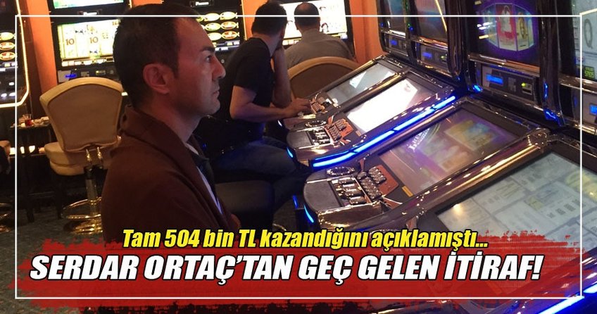 Serdar Ortaç'dan kumar itirafı
