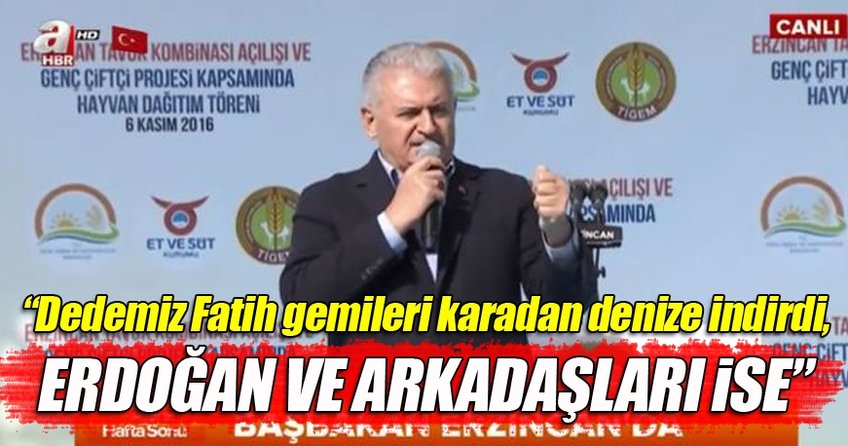 Başbakan Binali Yıldırım Erzincan'da tavuk kombinası açılışında konuştu