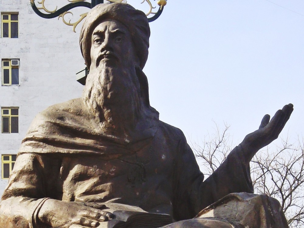 A monument inspired by Yassawi in Ashgabat, the capital and the largest city of Turkmenistan. Yassawi was a Turkic poet and Sufi, an early mystic who exerted a powerful influence on the development of Sufi orders throughout the Turkic-speaking World.
