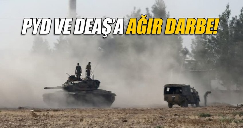 PYD ve DAEŞ'e ağır darbe!